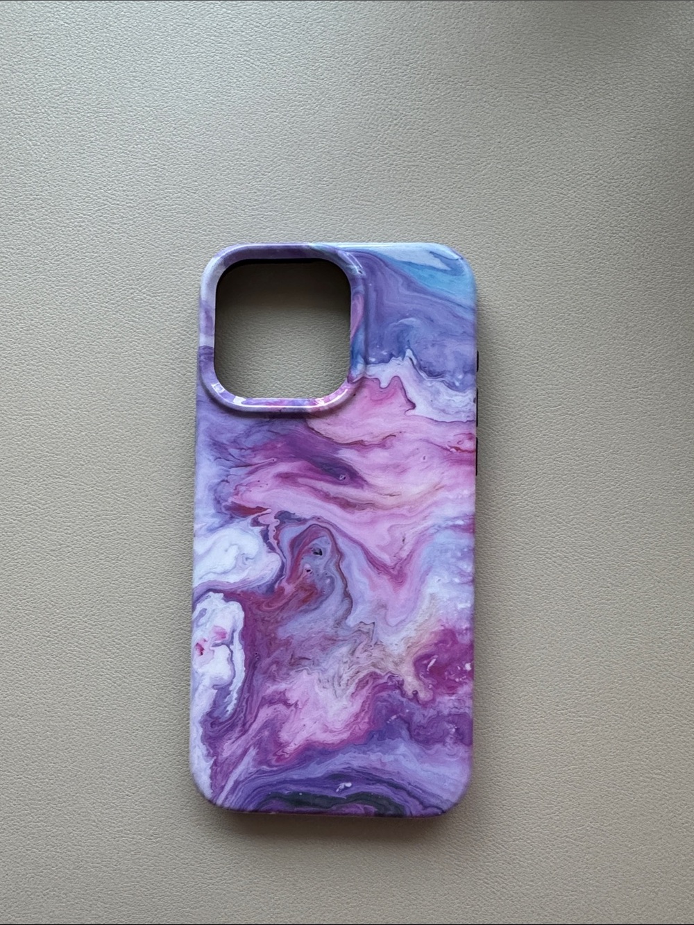Casely Purple Marble Phone Case - iPhone 15 Pro Max Protective Cover
